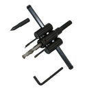 30-120mm Adjustable Metal Wood Circle Hole Cutter Saw Drill Bit Kit, Heavy Duty Wood Hole Saw Circle Cutter, Wood Working Twist Hole DIY Tools for Woodworking