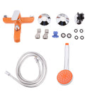 Decorative Modern Brass Bath Mixer Faucet Taps Bathtub Shower Faucet Kits