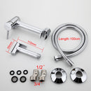 Brass Toilet Handheld Bidet Shower Sprayer Douche Faucet With Valve, pipe