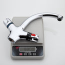 Double Handle Brass Thermostatic Basin Faucet Cold and Hot Water Mixer Tap