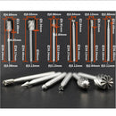 6 Pieces HSS Routing Router Bits Burr Set Rotary Tools, 1/8" Shank, Wood Working Tools, Fits Multi-tool Electric Tool