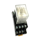 12VDC Coil 4PDT General Purpose Power Relay Intermediate relay With Socket Base