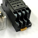 12VDC Coil 4PDT General Purpose Power Relay Intermediate relay With Socket Base