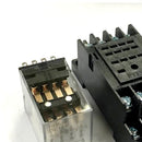 12VDC Coil 4PDT General Purpose Power Relay Intermediate relay With Socket Base
