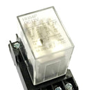 12VDC Coil 4PDT General Purpose Power Relay Intermediate relay With Socket Base