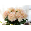 1Bouquet 5Head Simulation Peony Bouquet Artificial Flower Home Wedding Decor