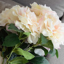 1Bouquet 5Head Simulation Peony Bouquet Artificial Flower Home Wedding Decor