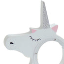 Wooden Unicorn Money Boxes Cute Piggy Bank Coins Cash Storage Holder Kids Toy Gift White