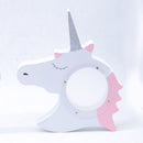 Wooden Unicorn Money Boxes Cute Piggy Bank Coins Cash Storage Holder Kids Toy Gift White