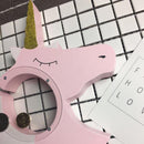Wooden Unicorn Money Boxes Cute Piggy Bank Coins Cash Storage Holder Kids Toy Gift Pink