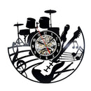 Fashion CD Vinyl Record Wall Clock Hot Musical Theme Living Room Home Decor