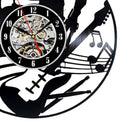 Fashion CD Vinyl Record Wall Clock Hot Musical Theme Living Room Home Decor