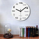 Equation Quartz Wall Clock- perfect as kitchen Clock,office clock,home clock