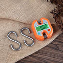 150kg/330lb Portable Scale Digital Display Parcel Hanging Suitcase Baggage Weight Electronic Hook Scale