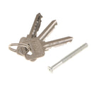 83mm Cylinder Lock with Thumb Turn Aluminum Body Brushed Finish Lock Core Euro profile Cylinder