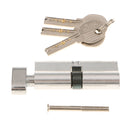 85mm Cylinder Lock with Thumb Turn Aluminum Body Brushed Finish Lock Core Euro profile Cylinder