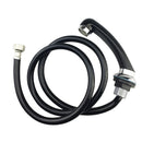 Universal 1/2'' Width Faucet Tube Plumbing Pipe, High Density, No Leak,Black, Pipe Fittings