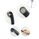 Universal 1/2'' Width Faucet Tube Plumbing Pipe, High Density, No Leak,Black, Pipe Fittings