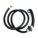 Universal 1/2'' Width Faucet Tube Plumbing Pipe, High Density, No Leak,Black, Pipe Fittings