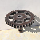 Industrial Iron Water Pipe Gear Design Rack Shelving Wall Hook for Bar Coffee Shop Decor