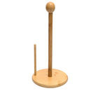 Toilet Paper Holder Bamboo Kitchen Bathroom Tissue Roll Towel Storage Stand, Anti Rust