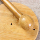 Toilet Paper Holder Bamboo Kitchen Bathroom Tissue Roll Towel Storage Stand, Anti Rust