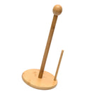 Toilet Paper Holder Bamboo Kitchen Bathroom Tissue Roll Towel Storage Stand, Anti Rust