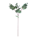 Single Branch Artificial Flower Green Silk Eucalyptus Leaves Flower Supplies