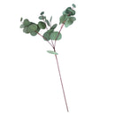 Single Branch Artificial Flower Green Silk Eucalyptus Leaves Flower Supplies