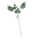 Single Branch Artificial Flower Green Silk Eucalyptus Leaves Flower Supplies