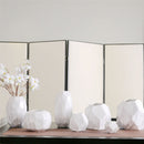 Modern Decoration White Ceramic Flower Vase Geometry Craft Creative Gift S