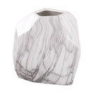 Modern Decoration White Ceramic Flower Vase Geometry Craft Creative Gift L