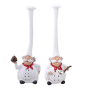 2x Resin Restaurant Top Chef Hat Statues Coffee Shop Tabletop Art Decorative Ornaments