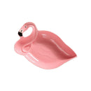 Ceramic Trinkets Tray For Necklace Earrings Rings Candy Nut Dish Flamingo Shaped Storage Tray for Girls