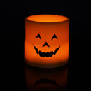Smile Face Pumpkin Lamp LED Flameless Tealight Candle Wedding Party Decor