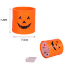 Smile Face Pumpkin Lamp LED Flameless Tealight Candle Wedding Party Decor