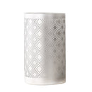 Borosilicate Glass Flower Vase Flower Arrangement Flowerpot Art Craft Silver