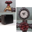 Valves Pipes Faucet Metal Industrial Clock Garage Artwork Office Home Desk Table Decor