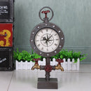 Valves Pipes Faucet Metal Industrial Clock Garage Artwork Office Home Desk Table Decor