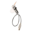 Bendable Emitting Fan LED USB Light Fan Mini Word Flash Creative Gifts