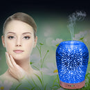 3D Ultrasonic Air Humidifier Essential Oil Aroma Diffuser Sprayer EU