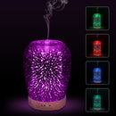 3D Ultrasonic Air Humidifier Essential Oil Aroma Diffuser Sprayer EU