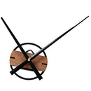 Modern Wooden Mute Non Ticking Quartz Wall Clock DIY Home Wall Decorative