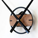 Modern Wooden Mute Non Ticking Quartz Wall Clock DIY Home Wall Decorative