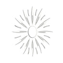 Set Acrylic 3D SUN Mirror Wall Sticker Wall Decal Art Decor DIY Silver