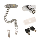 Solid Metal Chain Lock Door Window Sash Lock Latch Child Safety