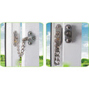 Solid Metal Chain Lock Door Window Sash Lock Latch Child Safety