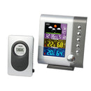 Wireless Digital Alarm Clock with Large Night Lighting LCD Screen Weather Station Table Clock Indoor/Outdoor with Temperature Humidity