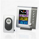 Wireless Digital Alarm Clock with Large Night Lighting LCD Screen Weather Station Table Clock Indoor/Outdoor with Temperature Humidity