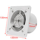 100mm 4inch 25W Wall Mounted Mini Inline Duct Fan Booster Vent Fan with Stainless Steel Blade
